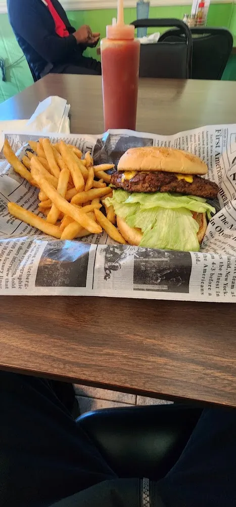 Cheeseburger and Fries