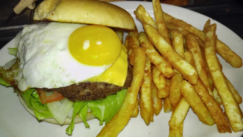Laser Burger Sunny Side Up