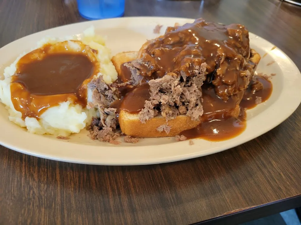 Open Faced Roast Beef