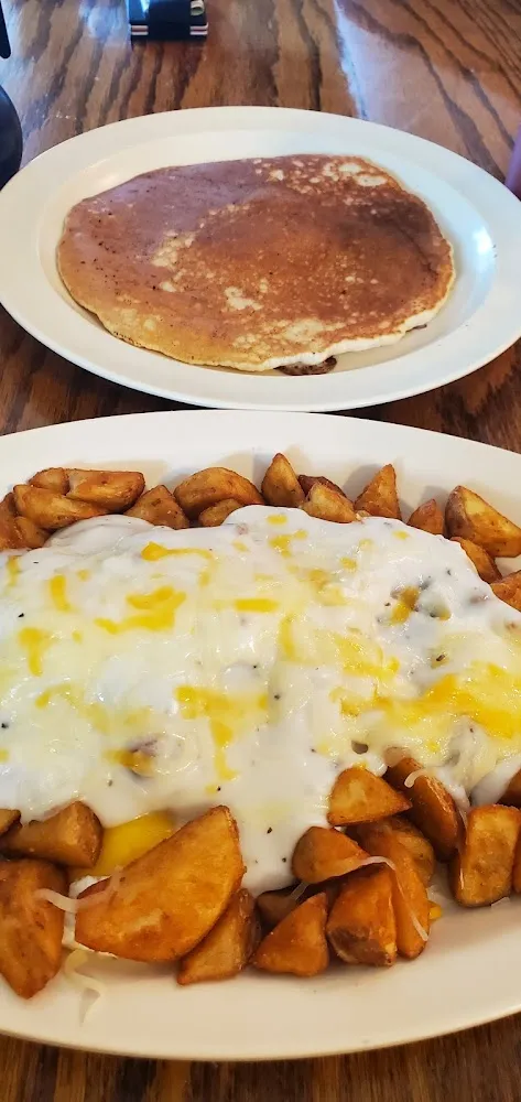Poor Man's Plate and a Pancake